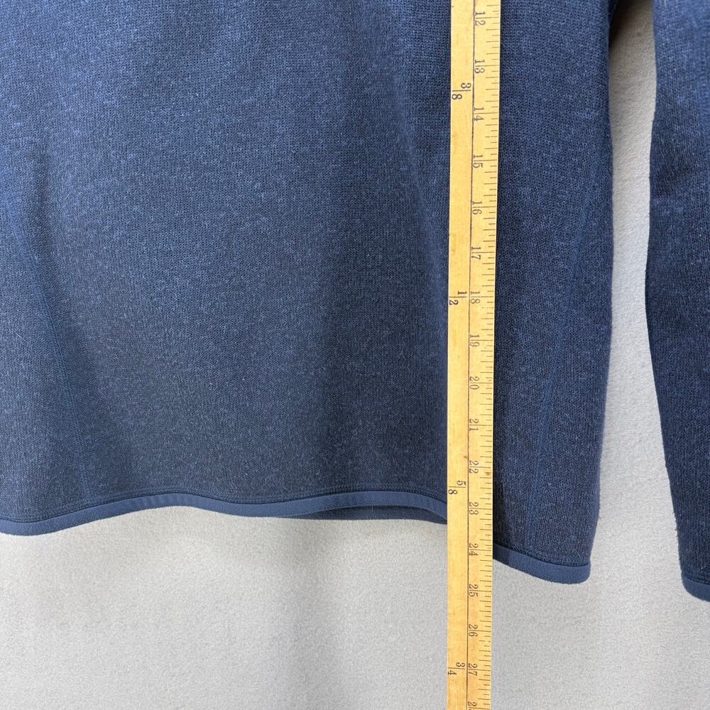 Patagonia Women's M Better Sweater 1/4 Zip Fleece Navy Blue 25618 Gorpcore - Picture 7 of 8